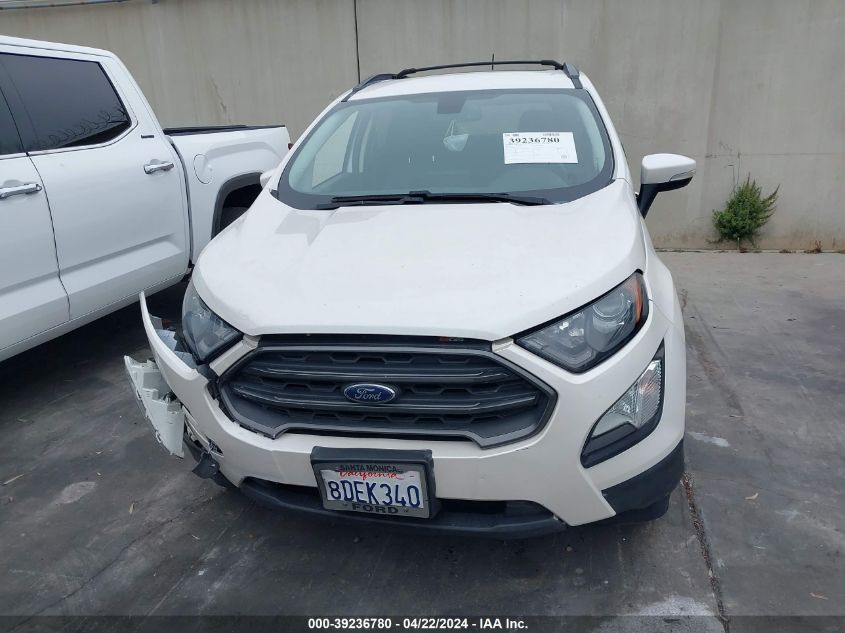 2018 Ford Ecosport Ses VIN: MAJ6P1CLXJC178652 Lot: 39236780