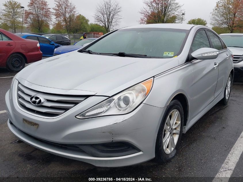 2014 Hyundai Sonata Gls VIN: 5NPEB4AC8EH895084 Lot: 45814874