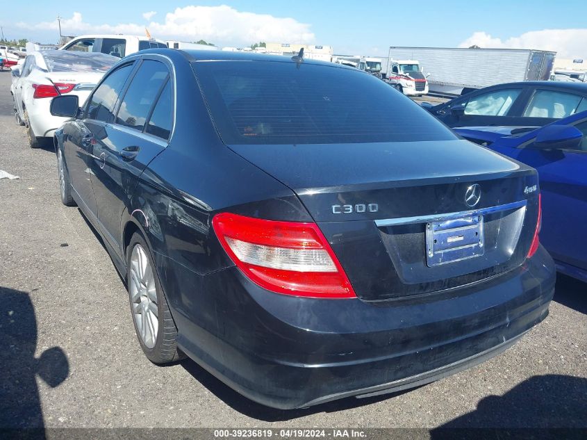 2009 Mercedes-Benz C 300 Luxury 4Matic/Sport 4Matic VIN: WDDGF81X79F281964 Lot: 39236819