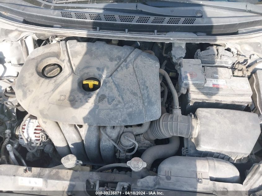 2013 Hyundai Elantra Gls VIN: 5NPDH4AE1DH287255 Lot: 39220341