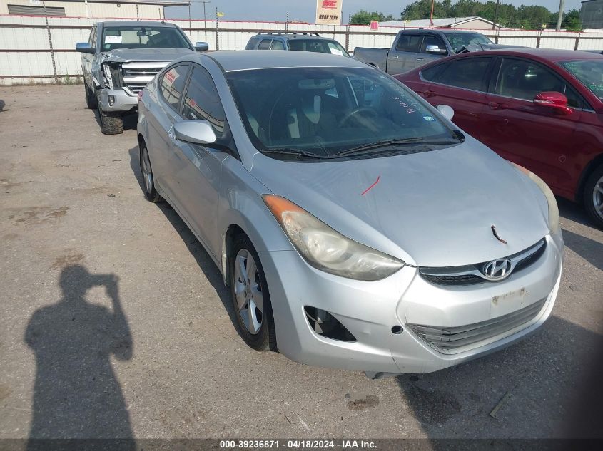 2013 Hyundai Elantra Gls VIN: 5NPDH4AE1DH287255 Lot: 39220341