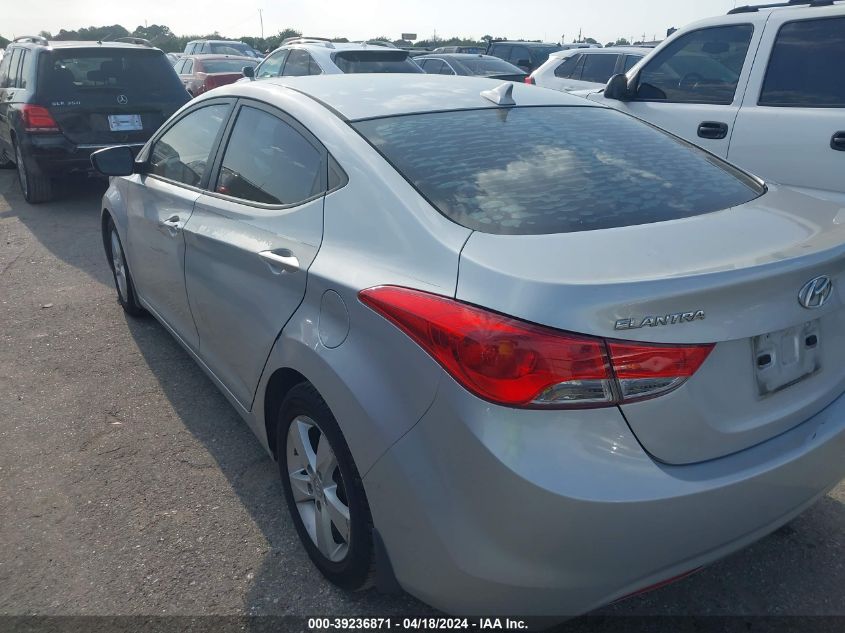 2013 Hyundai Elantra Gls VIN: 5NPDH4AE1DH287255 Lot: 39220341