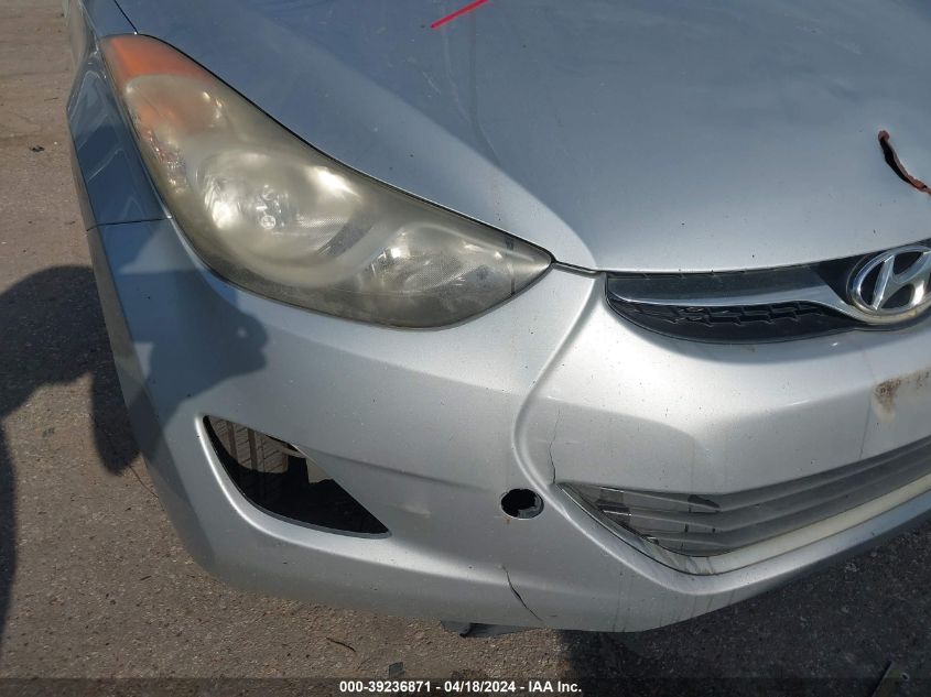 2013 Hyundai Elantra Gls VIN: 5NPDH4AE1DH287255 Lot: 39220341