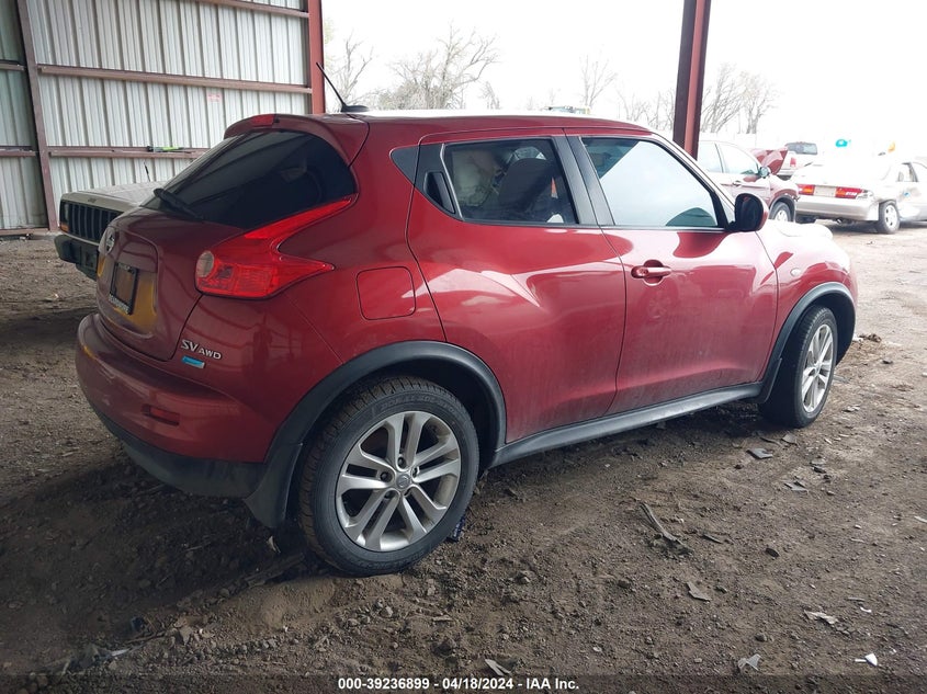 2014 Nissan Juke Sv VIN: JN8AF5MV7ET356400 Lot: 39236899