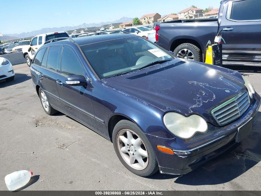 2003 Mercedes-Benz C-Class 2.6L VIN: WDBRH61J03F343255 Lot: 39236903