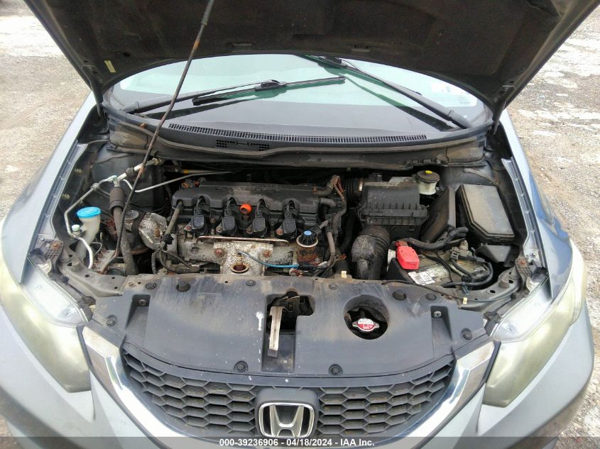 2013 Honda Civic Lx VIN: 19XFB2F59DE257366 Lot: 39236906