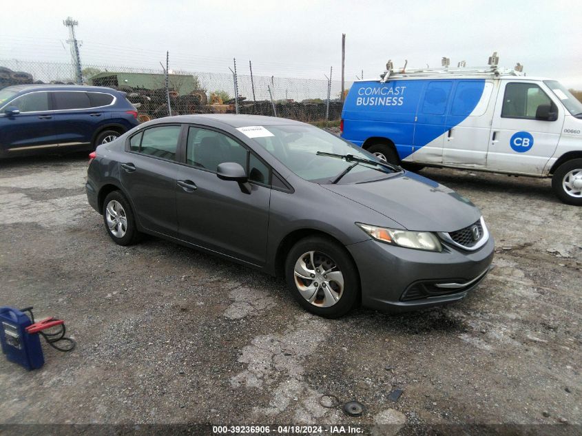 2013 Honda Civic Lx VIN: 19XFB2F59DE257366 Lot: 39236906