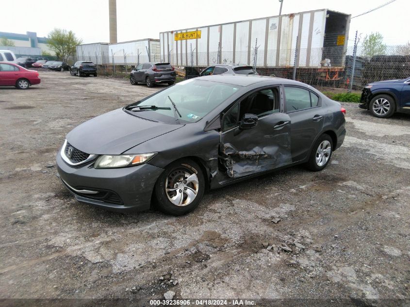 19XFB2F59DE257366 | 2013 HONDA CIVIC