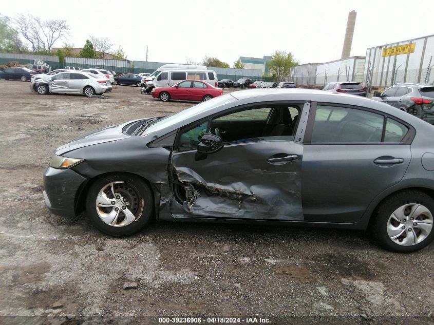 2013 Honda Civic Lx VIN: 19XFB2F59DE257366 Lot: 39236906