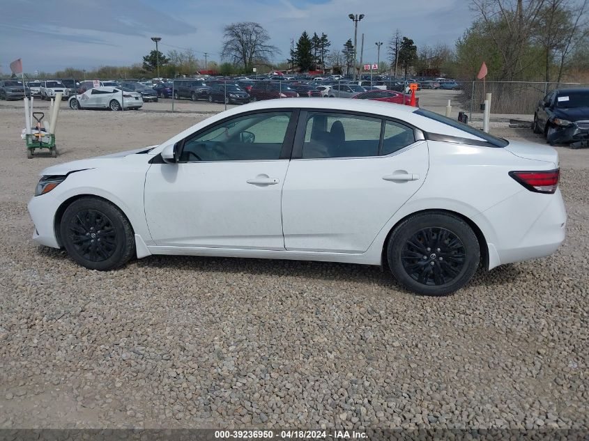 2020 Nissan Sentra S Xtronic Cvt VIN: 3N1AB8BV4LY240560 Lot: 39236950