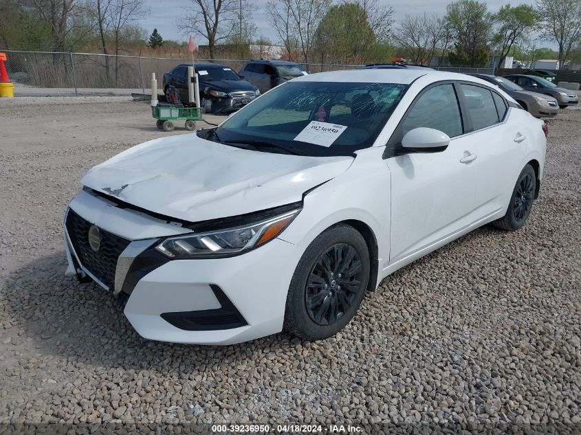 2020 Nissan Sentra S Xtronic Cvt VIN: 3N1AB8BV4LY240560 Lot: 39236950