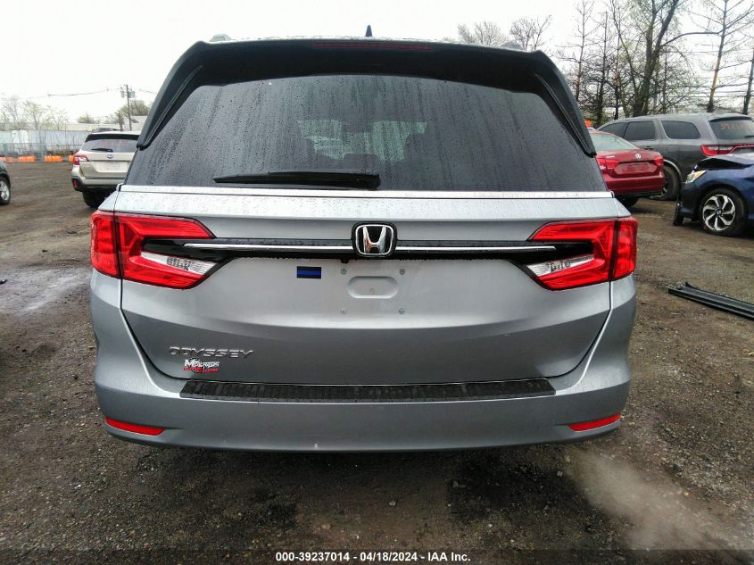 2022 Honda Odyssey Ex-L VIN: 5FNRL6H75NB041249 Lot: 39237014