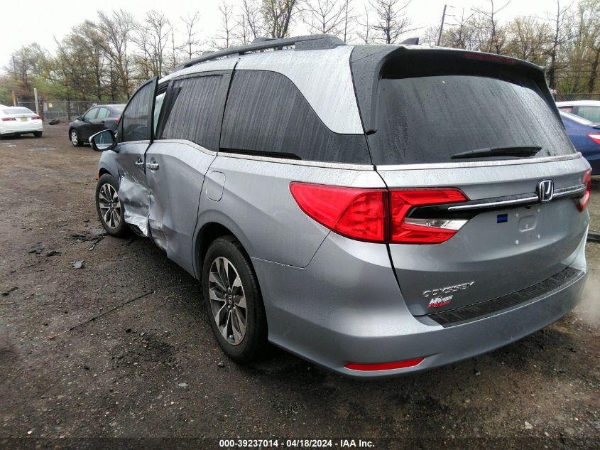 2022 Honda Odyssey Ex-L VIN: 5FNRL6H75NB041249 Lot: 39237014