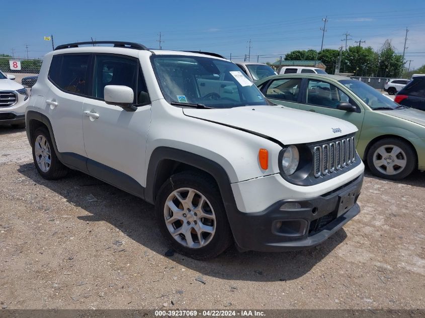 2015 Jeep Renegade Latitude VIN: ZACCJABT4FPC36838 Lot: 39237069