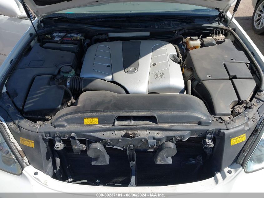 2005 Lexus Ls 430 430 VIN: JTHBN36F855026362 Lot: 39237101