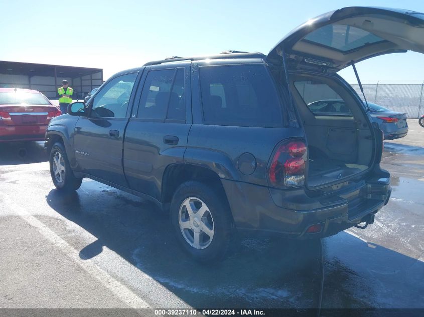 2004 Chevrolet Trailblazer Ls VIN: 1GNDT13S242415995 Lot: 39237110