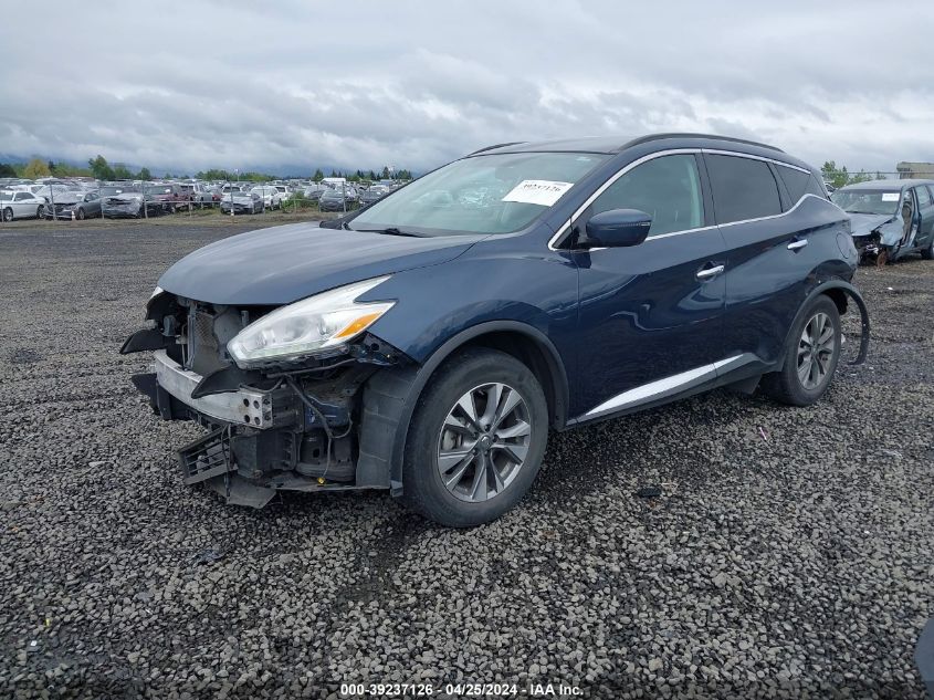 5N1AZ2MH9HN101635 2017 NISSAN MURANO - Image 2