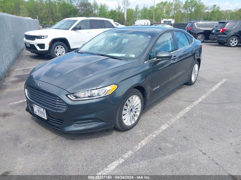 2016 Ford Fusion Hybrid S VIN: 3FA6P0UU0GR188165 Lot: 39237160