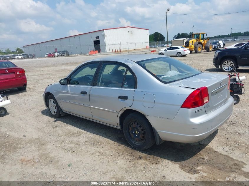 2HGES16541H589626 | 2001 HONDA CIVIC