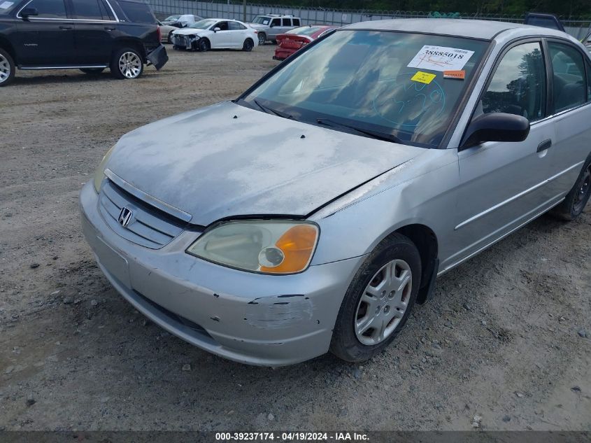 2HGES16541H589626 | 2001 HONDA CIVIC