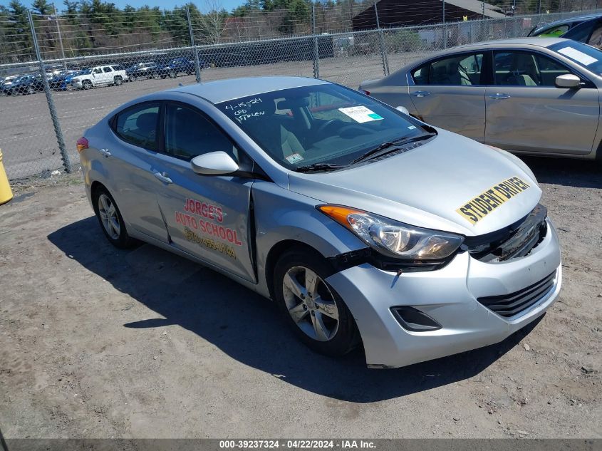 2012 Hyundai Elantra Gls VIN: 5NPDH4AE9CH099999 Lot: 51447864