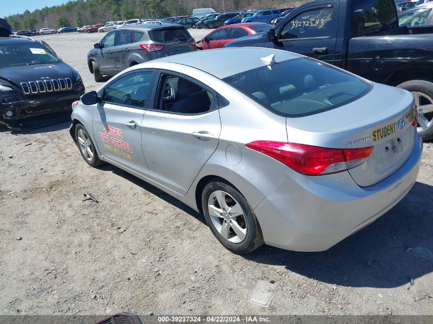 2012 Hyundai Elantra Gls VIN: 5NPDH4AE9CH099999 Lot: 51447864