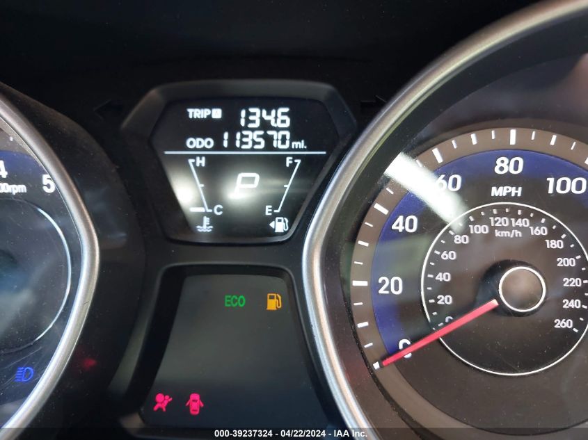 2012 Hyundai Elantra Gls VIN: 5NPDH4AE9CH099999 Lot: 51447864