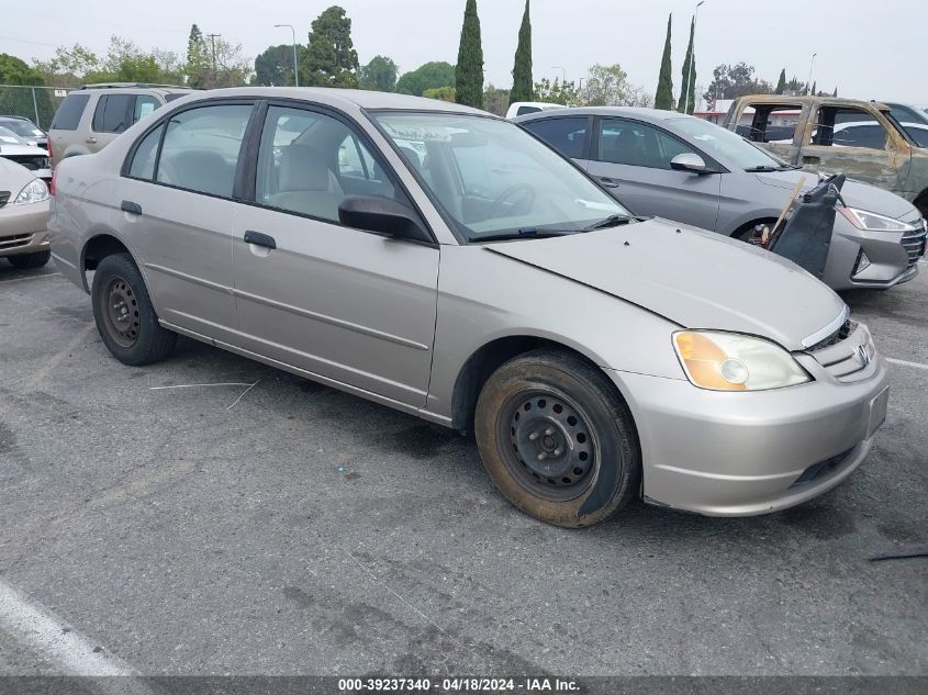 2001 Honda Civic Lx VIN: 2HGES16511H552744 Lot: 51570494