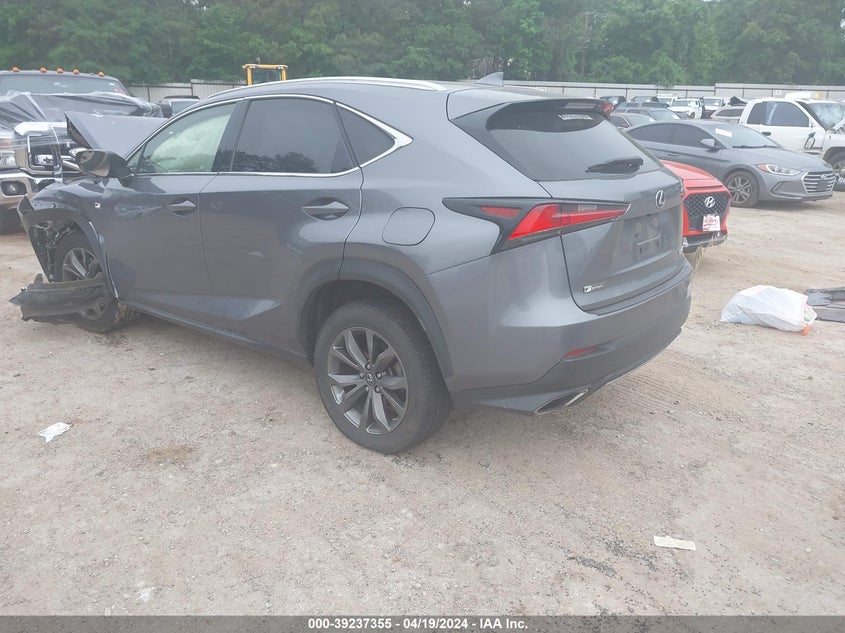 VIN JTJYARBZ8J2087696 2018 LEXUS NX 300 F SPORT