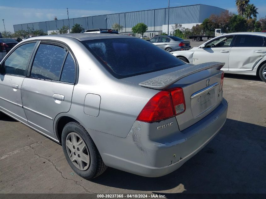 2003 Honda Civic Lx VIN: JHMES16533S001742 Lot: 39237365