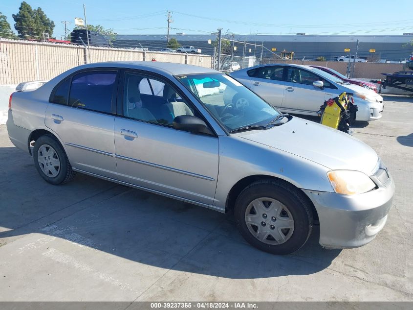 2003 Honda Civic Lx VIN: JHMES16533S001742 Lot: 39237365