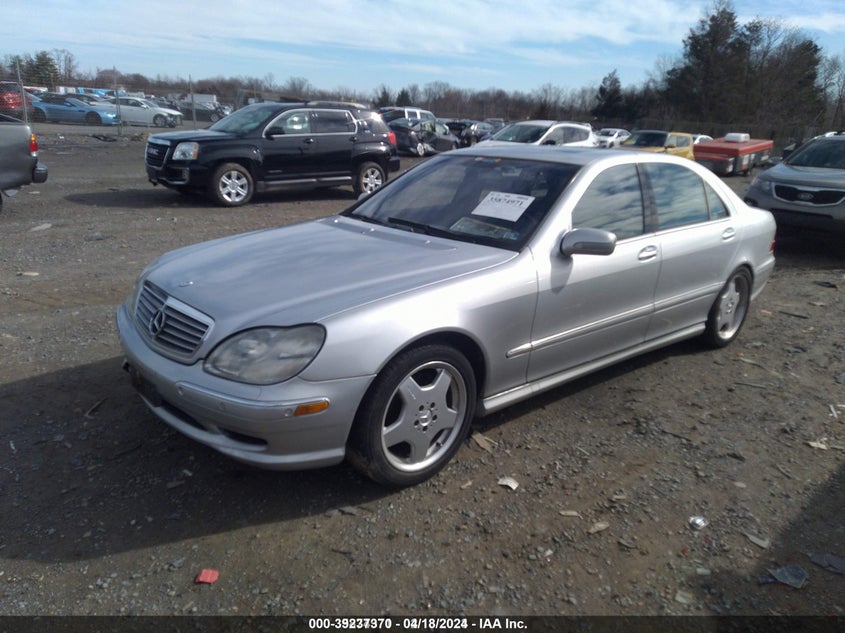 2001 Mercedes-Benz S-Class Base (A5) VIN: WDBNG75J31A172755 Lot: 39237370