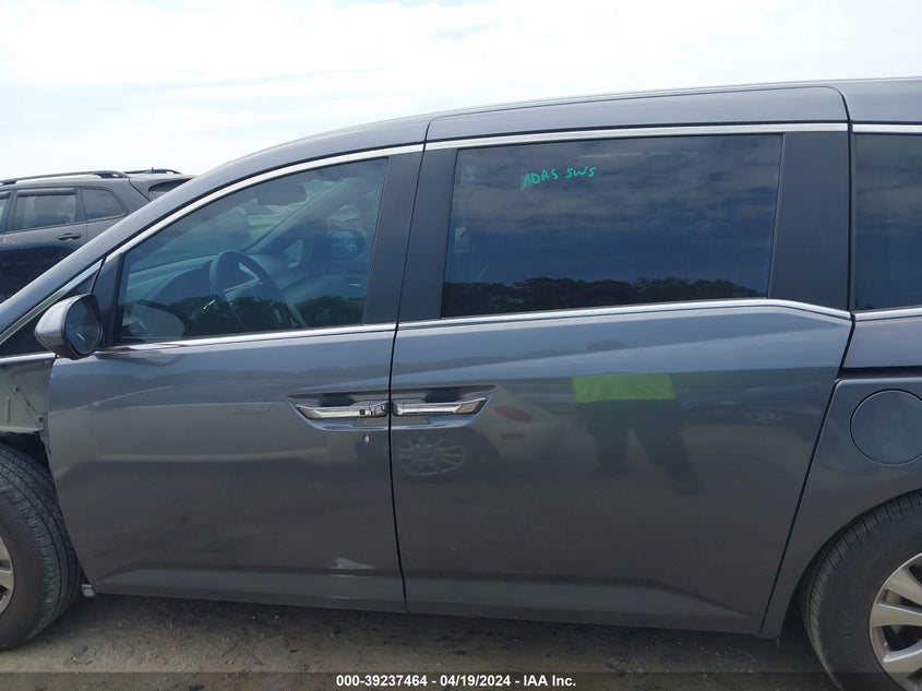 2014 Honda Odyssey Ex-L VIN: 5FNRL5H60EB089307 Lot: 39237464