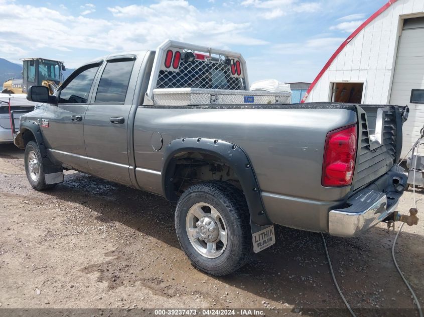 2008 Dodge Ram 2500 Slt/Power Wagon VIN: 3D7KS28A68G106669 Lot: 39237473