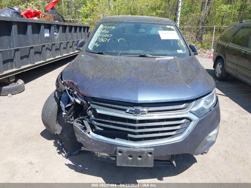 2018 Chevrolet Equinox Lt VIN: 3GNAXSEV0JL117864 Lot: 51057874