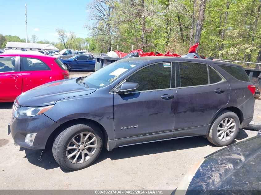 2018 Chevrolet Equinox Lt VIN: 3GNAXSEV0JL117864 Lot: 51057874