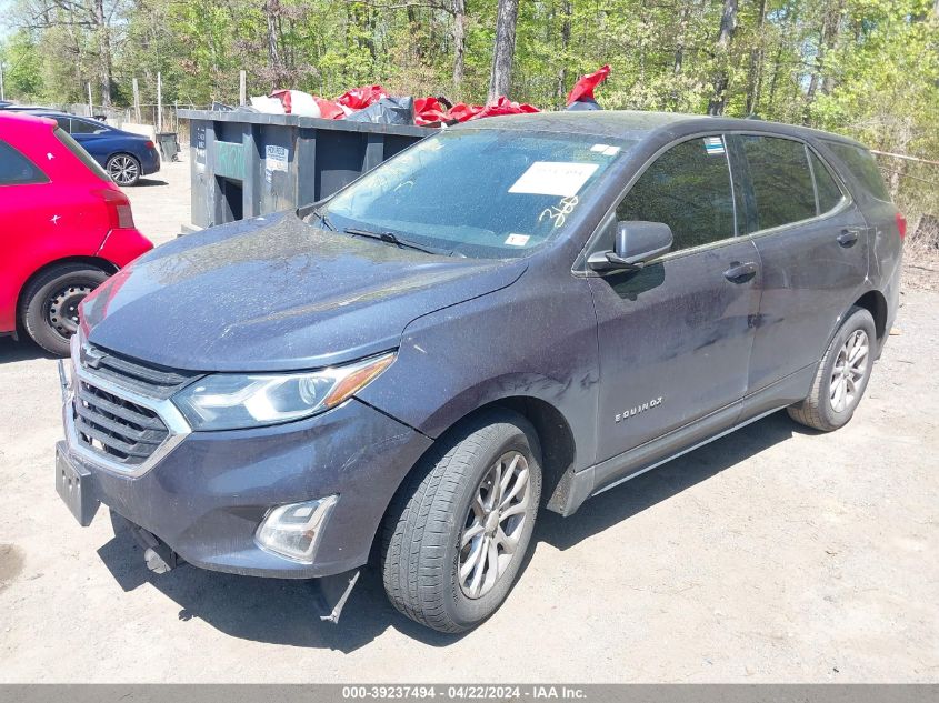 2018 Chevrolet Equinox Lt VIN: 3GNAXSEV0JL117864 Lot: 39237494