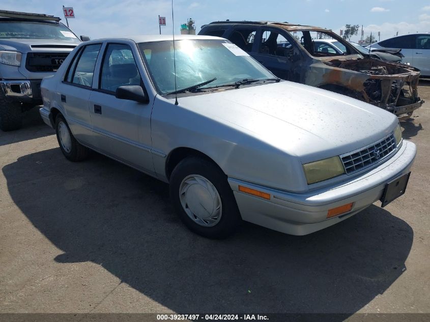 1993 Plymouth Sundance VIN: 1P3XP28D9PN630206 Lot: 51192744