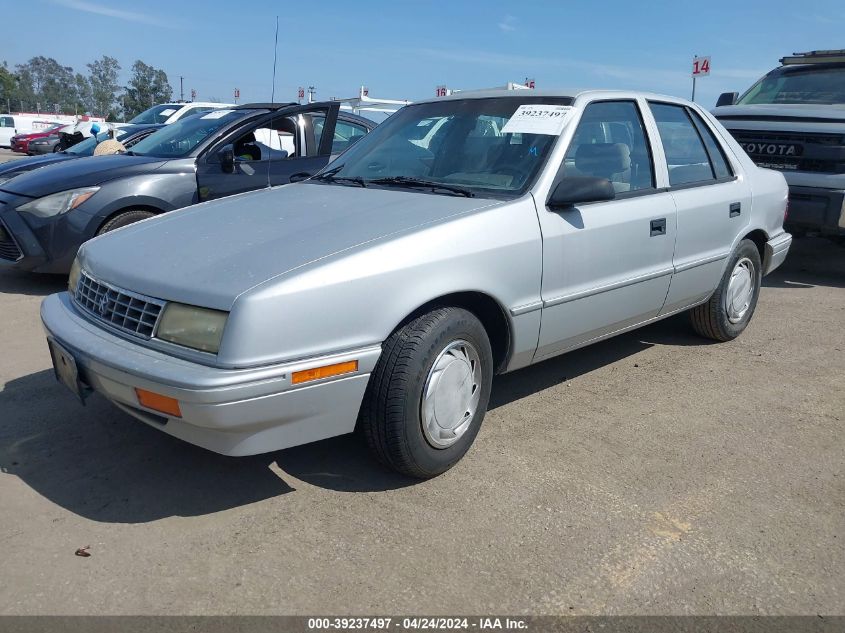 1993 Plymouth Sundance VIN: 1P3XP28D9PN630206 Lot: 51192744