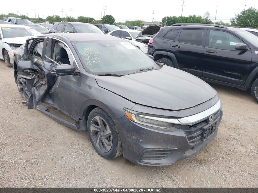 2019 Honda Insight Ex VIN: 19XZE4F54KE027781 Lot: 39237542