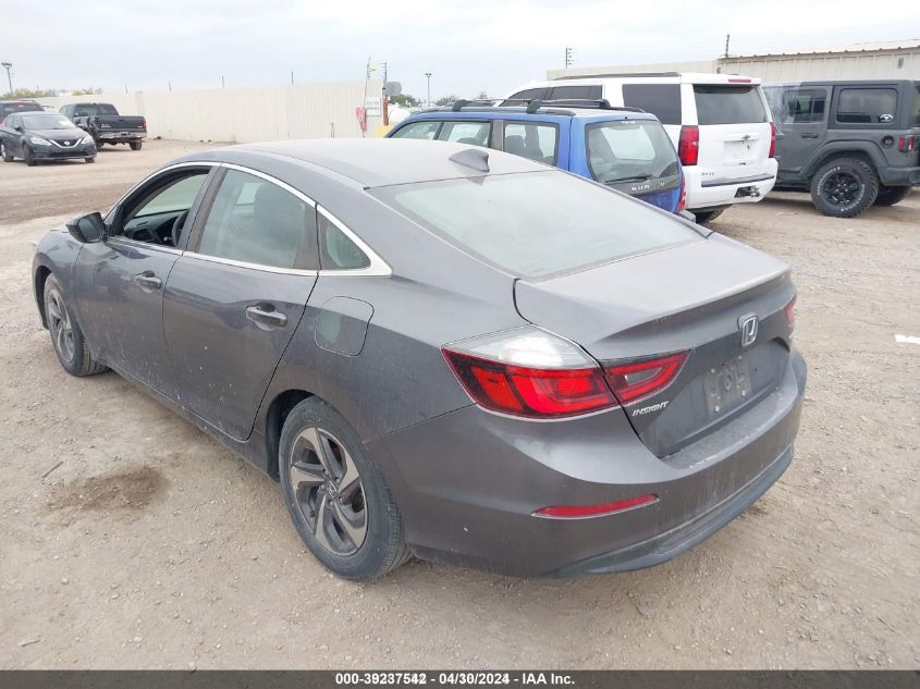 2019 Honda Insight Ex VIN: 19XZE4F54KE027781 Lot: 39237542