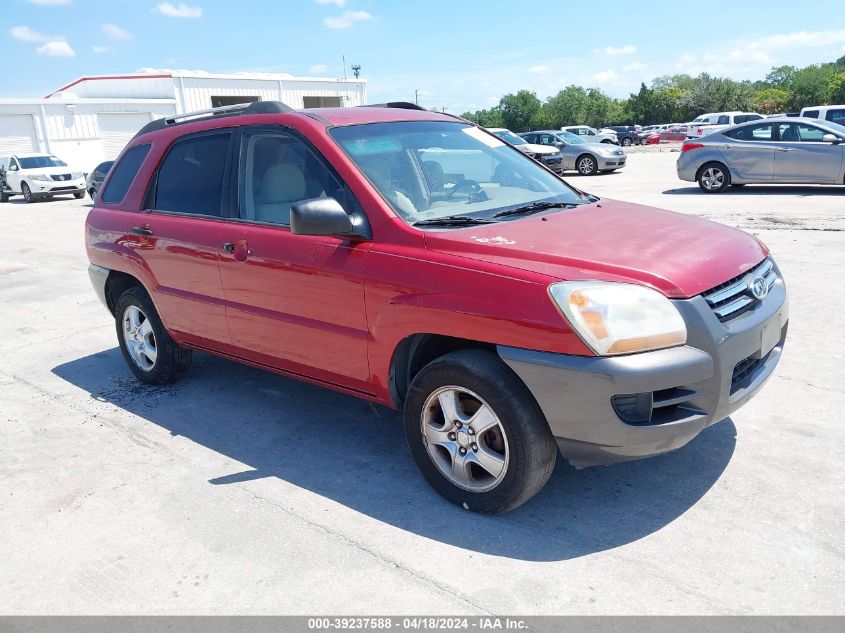 2006 Kia Sportage Lx VIN: KNDJF724367291945 Lot: 39220971