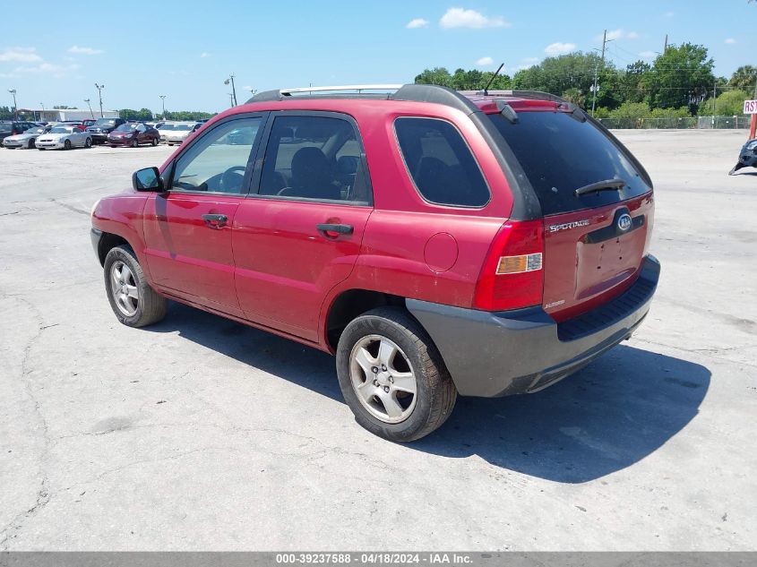 2006 Kia Sportage Lx VIN: KNDJF724367291945 Lot: 39220971