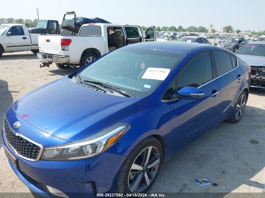 2017 Kia Forte Ex VIN: 3KPFL4A86HE006854 Lot: 39237592