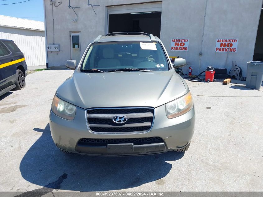 2007 Hyundai Santa Fe Gls VIN: 5NMSG13D07H053607 Lot: 39237597