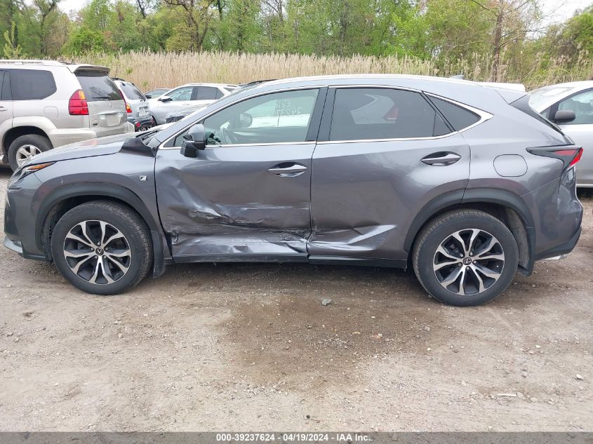 2016 Lexus Nx 200T F Sport VIN: JTJBARBZ5G2051804 Lot: 39237624