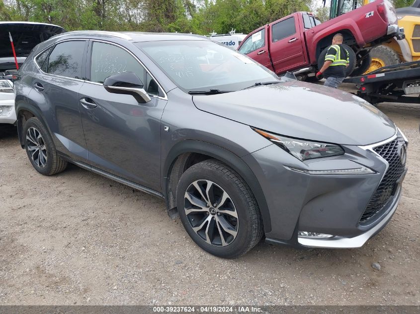 2016 Lexus Nx 200T F Sport VIN: JTJBARBZ5G2051804 Lot: 39237624