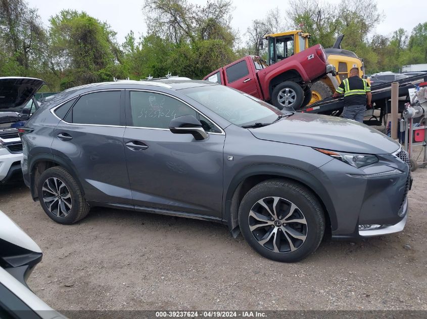 2016 Lexus Nx 200T F Sport VIN: JTJBARBZ5G2051804 Lot: 39237624