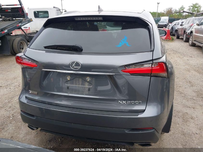 2016 Lexus Nx 200T F Sport VIN: JTJBARBZ5G2051804 Lot: 39237624