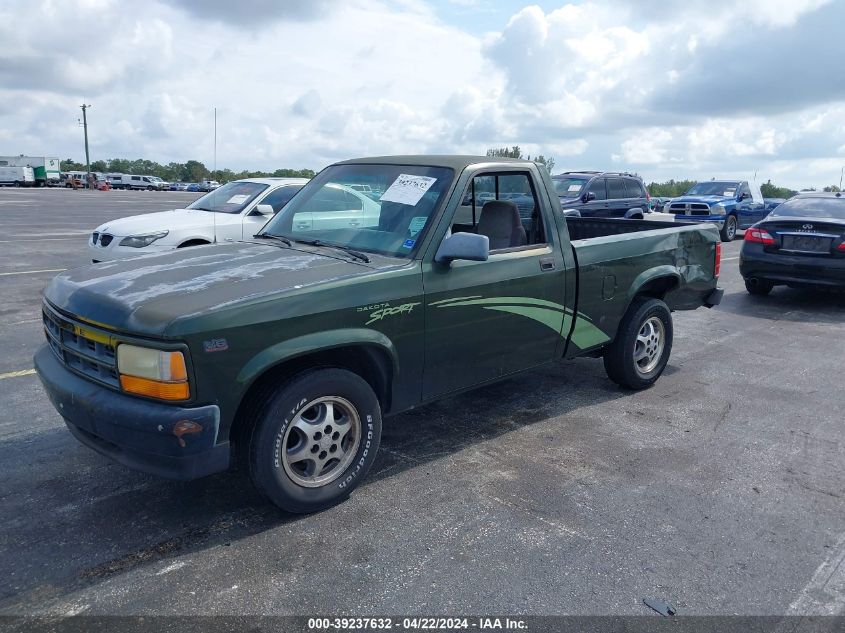 1996 Dodge Dakota VIN: 1B7FL26X5TW705816 Lot: 39236839